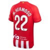 Original Fußballtrikot Atlético Madrid M.Hermoso 22 Heimtrikot 2023-24 Für Herren